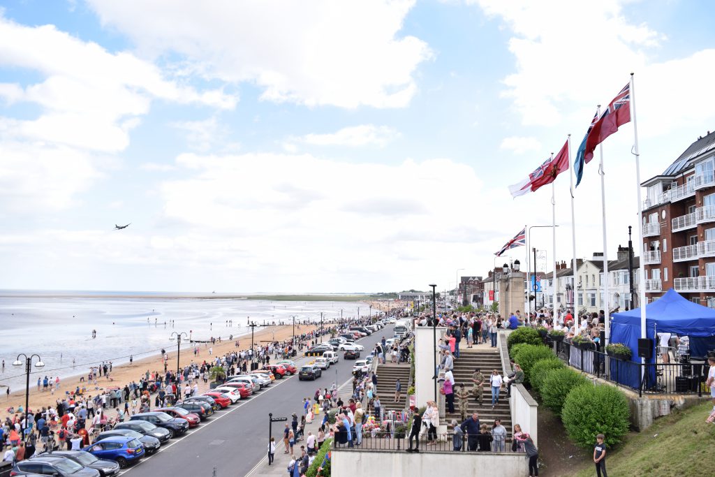 Cleethorpes Prom on Armed Forces Day