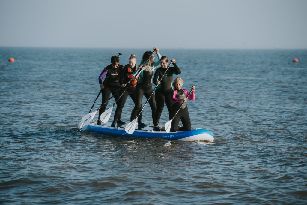 Paddleboarding in Cleethorpes