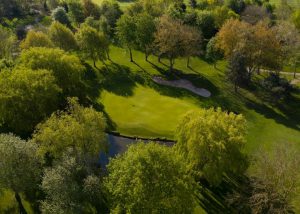 Laceby Manor golf course ariel view