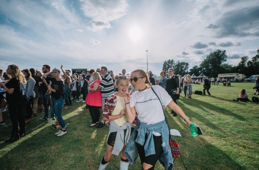 festival goers at Meridian Showground