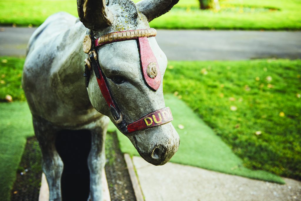 Dudley the Donkey statue