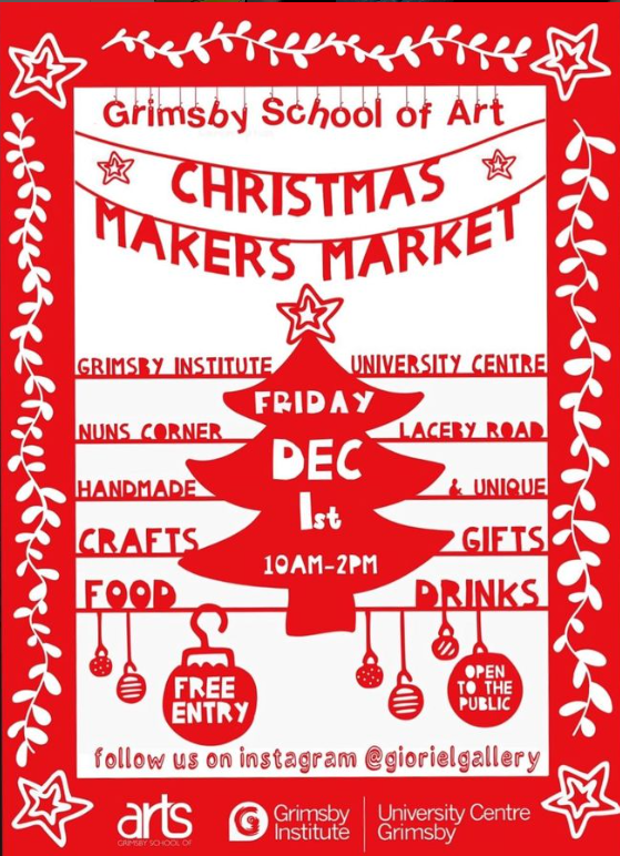 Christmas Makers Market – Grimsby School of Art